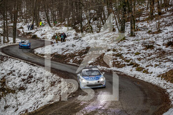2021-01-21 - 42 Cedric ROBERT (FRA), Matthieu DUVAL (FRA), ALPINE A110, RGT RGT cars, action during the 2021 WRC World Rally Car Championship, Monte Carlo rally on January 20 to 24, 2021 at Monaco - Photo GrÃ©gory Lenormand / DPPI - 2021 WRC WORLD RALLY CAR CHAMPIONSHIP, MONTE CARLO - THURSDAY  - RALLY - MOTORS