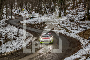 2021-01-21 - 45 Philippe BAFFOUN (FRA), Arnaud DUNAND (FRA), ALPINE A110, RGT RGT cars, action during the 2021 WRC World Rally Car Championship, Monte Carlo rally on January 20 to 24, 2021 at Monaco - Photo GrÃ©gory Lenormand / DPPI - 2021 WRC WORLD RALLY CAR CHAMPIONSHIP, MONTE CARLO - THURSDAY  - RALLY - MOTORS