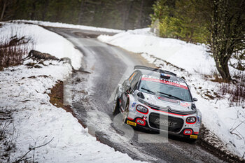 2021-01-22 - 29 Yohan ROSSEL (FRA), Benoit FULCRAND (FRA), CITROEN C3 RC2 Rally2, action during the 2021 WRC World Rally Car Championship, Monte Carlo rally on January 20 to 24, 2021 at Monaco - Photo Bastien Roux / DPPI - 2021 WRC WORLD RALLY CAR CHAMPIONSHIP, MONTE CARLO - FRIDAY - RALLY - MOTORS