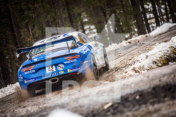 2021-01-22 - 42 Cedric ROBERT (FRA), Matthieu DUVAL (FRA), ALPINE A110, RGT RGT cars, action during the 2021 WRC World Rally Car Championship, Monte Carlo rally on January 20 to 24, 2021 at Monaco - Photo Bastien Roux / DPPI - 2021 WRC WORLD RALLY CAR CHAMPIONSHIP, MONTE CARLO - FRIDAY - RALLY - MOTORS