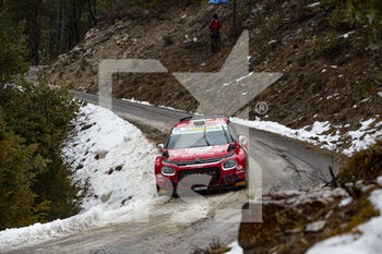 2021-01-22 - 24 Eric CAMILLI (FRA), Francois-Xavier BURESI (FRA), SPORTS & YOU CITROEN C3, RC2 Rally2, action during the 2021 WRC World Rally Car Championship, Monte Carlo rally on January 20 to 24, 2021 at Monaco - Photo GrÃ©gory Lenormand / DPPI - 2021 WRC WORLD RALLY CAR CHAMPIONSHIP, MONTE CARLO - FRIDAY - RALLY - MOTORS