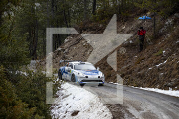 2021-01-22 - 42 Cedric ROBERT (FRA), Matthieu DUVAL (FRA), ALPINE A110, RGT RGT cars, action during the 2021 WRC World Rally Car Championship, Monte Carlo rally on January 20 to 24, 2021 at Monaco - Photo GrÃ©gory Lenormand / DPPI - 2021 WRC WORLD RALLY CAR CHAMPIONSHIP, MONTE CARLO - FRIDAY - RALLY - MOTORS