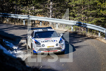 2021-01-24 - 47 Raphael ASTIER (FRA), Frederic VAUCLARE (FRA), ALPINE A110, RGT RGT cars, action during the 2021 WRC World Rally Car Championship, Monte Carlo rally on January 20 to 24, 2021 at Monaco - Photo GrÃ©gory Lenormand / DPPI - 2021 WRC WORLD RALLY CAR CHAMPIONSHIP, MONTE CARLO - SUNDAY - RALLY - MOTORS