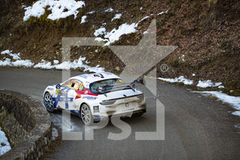 2021-01-24 - 47 Raphael ASTIER (FRA), Frederic VAUCLARE (FRA), ALPINE A110, RGT RGT cars, action during the 2021 WRC World Rally Car Championship, Monte Carlo rally on January 20 to 24, 2021 at Monaco - Photo GrÃ©gory Lenormand / DPPI - 2021 WRC WORLD RALLY CAR CHAMPIONSHIP, MONTE CARLO - SUNDAY - RALLY - MOTORS