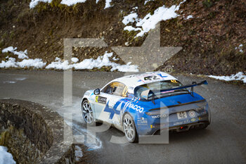 2021-01-24 - 42 Cedric ROBERT (FRA), Matthieu DUVAL (FRA), ALPINE A110, RGT RGT cars, action during the 2021 WRC World Rally Car Championship, Monte Carlo rally on January 20 to 24, 2021 at Monaco - Photo GrÃ©gory Lenormand / DPPI - 2021 WRC WORLD RALLY CAR CHAMPIONSHIP, MONTE CARLO - SUNDAY - RALLY - MOTORS
