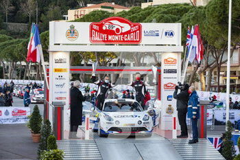 2021-01-24 - 47 Raphael ASTIER (FRA), Frederic VAUCLARE (FRA), ALPINE A110, RGT RGT cars, podium, portrait during the 2021 WRC World Rally Car Championship, Monte Carlo rally on January 20 to 24, 2021 at Monaco - Photo GrÃ©gory Lenormand / DPPI - 2021 WRC WORLD RALLY CAR CHAMPIONSHIP, MONTE CARLO - SUNDAY - RALLY - MOTORS