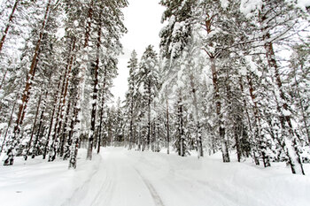 2021-02-24 - landscape during the 2021 Arctic Rally Finland, 2nd round of the 2021 FIA WRC, FIA World Rally Car Championship, from February 26 to 28, 2021 in Rovaniemi, Lapland, Finland - Photo Nikos Katikis / DPPI - 2021 ARCTIC RALLY FINLAND, 2ND ROUND OF THE WRC, FIA WORLD RALLY CAR CHAMPIONSHIP - RALLY - MOTORS