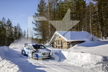 2021-02-27 - 12 Tuohino Janne (fin), Hamalainen Reeta (fin), Janpro, Ford Fiesta WRC, action during the 2021 Arctic Rally Finland, 2nd round of the 2021 FIA WRC, FIA World Rally Car Championship, from February 26 to 28, 2021 in Rovaniemi, Lapland, Finland - Photo Nikos Katikis / DPPI - 2021 ARCTIC RALLY FINLAND, 2ND ROUND OF THE WRC, FIA WORLD RALLY CAR CHAMPIONSHIP - RALLY - MOTORS