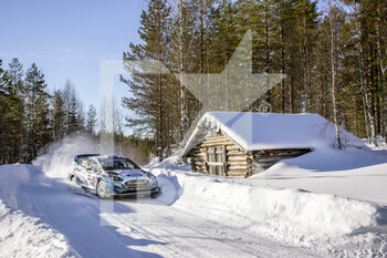 2021-02-27 - 44 Greensmith Gus (gbr), Edmondson Elliot (gbr), M-Sport Ford World Rally Team, Ford Fiesta WRC, action during the 2021 Arctic Rally Finland, 2nd round of the 2021 FIA WRC, FIA World Rally Car Championship, from February 26 to 28, 2021 in Rovaniemi, Lapland, Finland - Photo Nikos Katikis / DPPI - 2021 ARCTIC RALLY FINLAND, 2ND ROUND OF THE WRC, FIA WORLD RALLY CAR CHAMPIONSHIP - RALLY - MOTORS