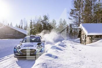 2021-02-27 - 44 Greensmith Gus (gbr), Edmondson Elliot (gbr), M-Sport Ford World Rally Team, Ford Fiesta WRC, action during the 2021 Arctic Rally Finland, 2nd round of the 2021 FIA WRC, FIA World Rally Car Championship, from February 26 to 28, 2021 in Rovaniemi, Lapland, Finland - Photo Nikos Katikis / DPPI - 2021 ARCTIC RALLY FINLAND, 2ND ROUND OF THE WRC, FIA WORLD RALLY CAR CHAMPIONSHIP - RALLY - MOTORS