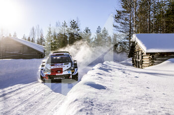 2021-02-27 - 33 Evans Elfyn (gbr), Martin Scott (gbr), Toyota Gazoo Racing WRT, Toyota Yaris WRC, action during the 2021 Arctic Rally Finland, 2nd round of the 2021 FIA WRC, FIA World Rally Car Championship, from February 26 to 28, 2021 in Rovaniemi, Lapland, Finland - Photo Nikos Katikis / DPPI - 2021 ARCTIC RALLY FINLAND, 2ND ROUND OF THE WRC, FIA WORLD RALLY CAR CHAMPIONSHIP - RALLY - MOTORS