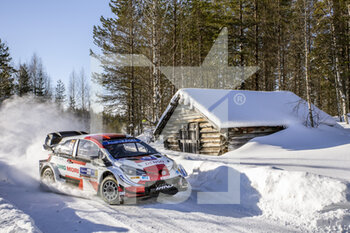 2021-02-27 - 69 RovanperÃ¤ Kalle (fin), Halttunen Jonne (fin), Toyota Gazoo Racing WRT, Toyota Yaris WRC, action during the 2021 Arctic Rally Finland, 2nd round of the 2021 FIA WRC, FIA World Rally Car Championship, from February 26 to 28, 2021 in Rovaniemi, Lapland, Finland - Photo Nikos Katikis / DPPI - 2021 ARCTIC RALLY FINLAND, 2ND ROUND OF THE WRC, FIA WORLD RALLY CAR CHAMPIONSHIP - RALLY - MOTORS
