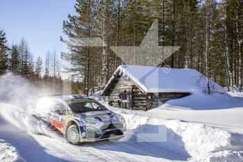 2021-02-27 - 21 Fourmaux Adrien (fra), Jamoul Renaud (bel), M-Sport Ford World Rally Team, Ford Fiesta Mk II, action during the 2021 Arctic Rally Finland, 2nd round of the 2021 FIA WRC, FIA World Rally Car Championship, from February 26 to 28, 2021 in Rovaniemi, Lapland, Finland - Photo Nikos Katikis / DPPI - 2021 ARCTIC RALLY FINLAND, 2ND ROUND OF THE WRC, FIA WORLD RALLY CAR CHAMPIONSHIP - RALLY - MOTORS