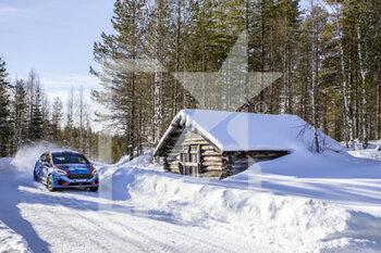2021-02-27 - 64 Pajari Sami (fin), Malkonen Enni (fin), Ford Fiesta, action during the 2021 Arctic Rally Finland, 2nd round of the 2021 FIA WRC, FIA World Rally Car Championship, from February 26 to 28, 2021 in Rovaniemi, Lapland, Finland - Photo Nikos Katikis / DPPI - 2021 ARCTIC RALLY FINLAND, 2ND ROUND OF THE WRC, FIA WORLD RALLY CAR CHAMPIONSHIP - RALLY - MOTORS