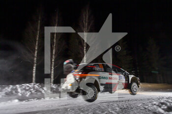 2021-02-27 - 33 Evans Elfyn (gbr), Martin Scott (gbr), Toyota Gazoo Racing WRT, Toyota Yaris WRC, action during the 2021 Arctic Rally Finland, 2nd round of the 2021 FIA WRC, FIA World Rally Car Championship, from February 26 to 28, 2021 in Rovaniemi, Lapland, Finland - Photo Nikos Katikis / DPPI - 2021 ARCTIC RALLY FINLAND, 2ND ROUND OF THE WRC, FIA WORLD RALLY CAR CHAMPIONSHIP - RALLY - MOTORS