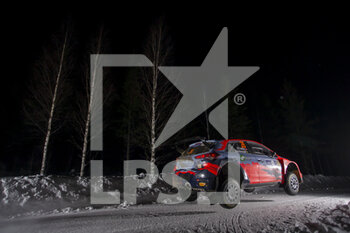 2021-02-27 - 26 Veiby Ole Christian (nor), Andersson Jonas (swe), Hyundai Motorsport N, Hyundai NG i20, action during the 2021 Arctic Rally Finland, 2nd round of the 2021 FIA WRC, FIA World Rally Car Championship, from February 26 to 28, 2021 in Rovaniemi, Lapland, Finland - Photo Nikos Katikis / DPPI - 2021 ARCTIC RALLY FINLAND, 2ND ROUND OF THE WRC, FIA WORLD RALLY CAR CHAMPIONSHIP - RALLY - MOTORS