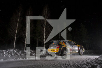 2021-02-27 - 34 Pietarinen Eerik (fin), Linnaketo Antti (fin), Skoda Fabia, action during the 2021 Arctic Rally Finland, 2nd round of the 2021 FIA WRC, FIA World Rally Car Championship, from February 26 to 28, 2021 in Rovaniemi, Lapland, Finland - Photo Nikos Katikis / DPPI - 2021 ARCTIC RALLY FINLAND, 2ND ROUND OF THE WRC, FIA WORLD RALLY CAR CHAMPIONSHIP - RALLY - MOTORS
