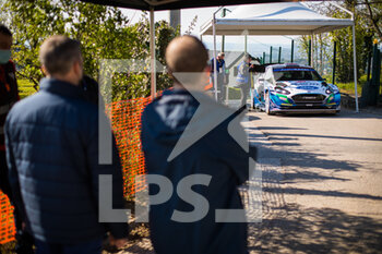 2021-04-22 - 44 Greensmith Gus (gbr), Edmondson Elliot (gbr), M-Sport Ford World Rally Team, Ford Fiesta WRC, ambiance during the 2021 Croatia Rally, 3rd round of the 2021 FIA WRC, FIA World Rally Car Championship, from April 22 to 25, 2021 in Zagreb, Croatia - Photo Bastien Roux / DPPI - 2021 CROATIA RALLY, 3RD ROUND OF THE 2021 FIA WRC, WORLD RALLY CAR CHAMPIONSHIP - RALLY - MOTORS