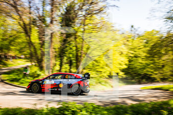 2021-04-22 - 42 Breen Craig (irl), Nagle Paul (irl), Hyundai Shell Mobis World Rally Team, Hyundai i20 Coupé WRC, action during the 2021 Croatia Rally, 3rd round of the 2021 FIA WRC, FIA World Rally Car Championship, from April 22 to 25, 2021 in Zagreb, Croatia - Photo Bastien Roux / DPPI - 2021 CROATIA RALLY, 3RD ROUND OF THE 2021 FIA WRC, WORLD RALLY CAR CHAMPIONSHIP - RALLY - MOTORS