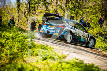 2021-04-22 - 44 Greensmith Gus (gbr), Edmondson Elliot (gbr), M-Sport Ford World Rally Team, Ford Fiesta WRC, action during the 2021 Croatia Rally, 3rd round of the 2021 FIA WRC, FIA World Rally Car Championship, from April 22 to 25, 2021 in Zagreb, Croatia - Photo Bastien Roux / DPPI - 2021 CROATIA RALLY, 3RD ROUND OF THE 2021 FIA WRC, WORLD RALLY CAR CHAMPIONSHIP - RALLY - MOTORS