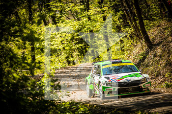 2021-04-22 - 20 Mikkelsen Andreas (nor), Floene Ola (nor), Toksport WRT, Skoda Fabia Evo, action during the 2021 Croatia Rally, 3rd round of the 2021 FIA WRC, FIA World Rally Car Championship, from April 22 to 25, 2021 in Zagreb, Croatia - Photo Bastien Roux / DPPI - 2021 CROATIA RALLY, 3RD ROUND OF THE 2021 FIA WRC, WORLD RALLY CAR CHAMPIONSHIP - RALLY - MOTORS