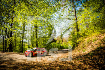 2021-04-22 - 24 Ostberg Mads (nor), Eriksen Torstein (nor), TRT World Rally Team, Citroen C3, action during the 2021 Croatia Rally, 3rd round of the 2021 FIA WRC, FIA World Rally Car Championship, from April 22 to 25, 2021 in Zagreb, Croatia - Photo Bastien Roux / DPPI - 2021 CROATIA RALLY, 3RD ROUND OF THE 2021 FIA WRC, WORLD RALLY CAR CHAMPIONSHIP - RALLY - MOTORS