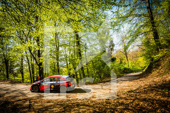 2021-04-22 - 11 Neuville Thierry (bel), Wydaeghe Martijn (bel), Hyundai Shell Mobis World Rally Team, Hyundai i20 Coupé WRC, action during the 2021 Croatia Rally, 3rd round of the 2021 FIA WRC, FIA World Rally Car Championship, from April 22 to 25, 2021 in Zagreb, Croatia - Photo Bastien Roux / DPPI - 2021 CROATIA RALLY, 3RD ROUND OF THE 2021 FIA WRC, WORLD RALLY CAR CHAMPIONSHIP - RALLY - MOTORS