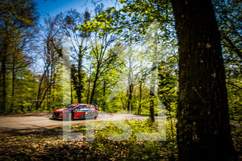 2021-04-22 - 11 Neuville Thierry (bel), Wydaeghe Martijn (bel), Hyundai Shell Mobis World Rally Team, Hyundai i20 Coupé WRC, action during the 2021 Croatia Rally, 3rd round of the 2021 FIA WRC, FIA World Rally Car Championship, from April 22 to 25, 2021 in Zagreb, Croatia - Photo Bastien Roux / DPPI - 2021 CROATIA RALLY, 3RD ROUND OF THE 2021 FIA WRC, WORLD RALLY CAR CHAMPIONSHIP - RALLY - MOTORS