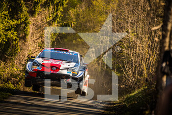 2021-04-23 - 33 Evans Elfyn (gbr), Martin Scott (gbr), Toyota Gazoo Racing WRT, Toyota Yaris WRC, action during the 2021 Croatia Rally, 3rd round of the 2021 FIA WRC, FIA World Rally Car Championship, from April 22 to 25, 2021 in Zagreb, Croatia - Photo Bastien Roux / DPPI - 2021 CROATIA RALLY, 3RD ROUND OF THE FIA WRC, WORLD RALLY CAR CHAMPIONSHIP - RALLY - MOTORS