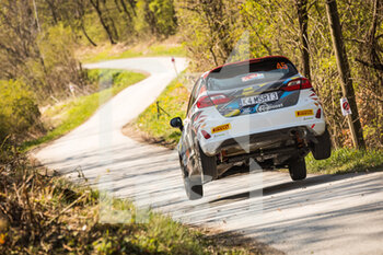 2021-04-23 - 45 Sesks Martins (lva), Francis Renars (lva), Ford Fiesta, action during the 2021 Croatia Rally, 3rd round of the 2021 FIA WRC, FIA World Rally Car Championship, from April 22 to 25, 2021 in Zagreb, Croatia - Photo Bastien Roux / DPPI - 2021 CROATIA RALLY, 3RD ROUND OF THE FIA WRC, WORLD RALLY CAR CHAMPIONSHIP - RALLY - MOTORS