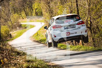 2021-04-23 - 68 Radstrom Dennis (swe), Johansson Johan (swe), Ford Fiesta, action during the 2021 Croatia Rally, 3rd round of the 2021 FIA WRC, FIA World Rally Car Championship, from April 22 to 25, 2021 in Zagreb, Croatia - Photo Bastien Roux / DPPI - 2021 CROATIA RALLY, 3RD ROUND OF THE FIA WRC, WORLD RALLY CAR CHAMPIONSHIP - RALLY - MOTORS