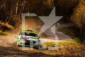 2021-04-23 - 20 Mikkelsen Andreas (nor), Floene Ola (nor), Toksport WRT, Skoda Fabia Evo, action during the 2021 Croatia Rally, 3rd round of the 2021 FIA WRC, FIA World Rally Car Championship, from April 22 to 25, 2021 in Zagreb, Croatia - Photo Bastien Roux / DPPI - 2021 CROATIA RALLY, 3RD ROUND OF THE FIA WRC, WORLD RALLY CAR CHAMPIONSHIP - RALLY - MOTORS