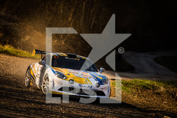 2021-04-23 - 57 Panagiotis Yannick (fra), Panagiotis Valérie (fra), Alpine A110, action during the 2021 Croatia Rally, 3rd round of the 2021 FIA WRC, FIA World Rally Car Championship, from April 22 to 25, 2021 in Zagreb, Croatia - Photo Bastien Roux / DPPI - 2021 CROATIA RALLY, 3RD ROUND OF THE FIA WRC, WORLD RALLY CAR CHAMPIONSHIP - RALLY - MOTORS