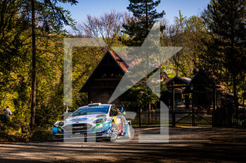 2021-04-24 - 16 Fourmaux Adrien (fra), Jamoul Renaud (bel), M-Sport Ford World Rally Team, Ford Fiesta WRC, action during the 2021 Croatia Rally, 3rd round of the 2021 FIA WRC, FIA World Rally Car Championship, from April 22 to 25, 2021 in Zagreb, Croatia - Photo Bastien Roux / DPPI - 2021 CROATIA RALLY, 3RD ROUND OF THE FIA WRC, WORLD RALLY CAR CHAMPIONSHIP - RALLY - MOTORS