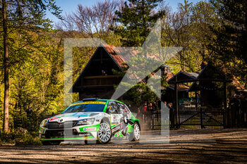 2021-04-24 - 20 Mikkelsen Andreas (nor), Floene Ola (nor), Toksport WRT, Skoda Fabia Evo, action during the 2021 Croatia Rally, 3rd round of the 2021 FIA WRC, FIA World Rally Car Championship, from April 22 to 25, 2021 in Zagreb, Croatia - Photo Bastien Roux / DPPI - 2021 CROATIA RALLY, 3RD ROUND OF THE FIA WRC, WORLD RALLY CAR CHAMPIONSHIP - RALLY - MOTORS