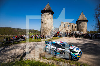 2021-04-24 - 44 Greensmith Gus (gbr), Edmondson Elliot (gbr), M-Sport Ford World Rally Team, Ford Fiesta WRC, action during the 2021 Croatia Rally, 3rd round of the 2021 FIA WRC, FIA World Rally Car Championship, from April 22 to 25, 2021 in Zagreb, Croatia - Photo Bastien Roux / DPPI - 2021 CROATIA RALLY, 3RD ROUND OF THE FIA WRC, WORLD RALLY CAR CHAMPIONSHIP - RALLY - MOTORS