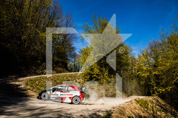 2021-04-24 - 33 Evans Elfyn (gbr), Martin Scott (gbr), Toyota Gazoo Racing WRT, Toyota Yaris WRC, action during the 2021 Croatia Rally, 3rd round of the 2021 FIA WRC, FIA World Rally Car Championship, from April 22 to 25, 2021 in Zagreb, Croatia - Photo Bastien Roux / DPPI - 2021 CROATIA RALLY, 3RD ROUND OF THE FIA WRC, WORLD RALLY CAR CHAMPIONSHIP - RALLY - MOTORS