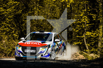 2021-04-24 - 78 Roussel Frédéric (fra), Guilbert François (fra), Peugeot 208 Rally 4, action during the 2021 Croatia Rally, 3rd round of the 2021 FIA WRC, FIA World Rally Car Championship, from April 22 to 25, 2021 in Zagreb, Croatia - Photo Bastien Roux / DPPI - 2021 CROATIA RALLY, 3RD ROUND OF THE FIA WRC, WORLD RALLY CAR CHAMPIONSHIP - RALLY - MOTORS