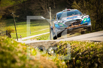 2021-04-25 - 16 Fourmaux Adrien (fra), Jamoul Renaud (bel), M-Sport Ford World Rally Team, Ford Fiesta WRC, action during the 2021 Croatia Rally, 3rd round of the 2021 FIA WRC, FIA World Rally Car Championship, from April 22 to 25, 2021 in Zagreb, Croatia - Photo Bastien Roux / DPPI - 2021 CROATIA RALLY, 3RD ROUND OF THE 2021 FIA WRC, WORLD RALLY CAR CHAMPIONSHIP - RALLY - MOTORS