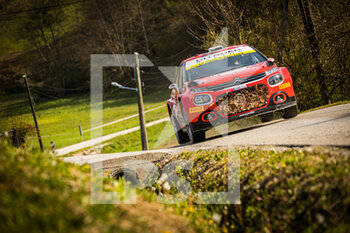 2021-04-25 - 24 Ostberg Mads (nor), Eriksen Torstein (nor), TRT World Rally Team, Citroen C3, action during the 2021 Croatia Rally, 3rd round of the 2021 FIA WRC, FIA World Rally Car Championship, from April 22 to 25, 2021 in Zagreb, Croatia - Photo Bastien Roux / DPPI - 2021 CROATIA RALLY, 3RD ROUND OF THE 2021 FIA WRC, WORLD RALLY CAR CHAMPIONSHIP - RALLY - MOTORS