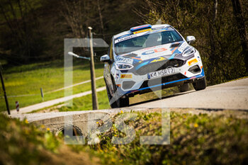 2021-04-25 - 48 Koci Martin (svk), Tesinsky Petr (cze), Styllex Motorsport, Ford Fiesta, action during the 2021 Croatia Rally, 3rd round of the 2021 FIA WRC, FIA World Rally Car Championship, from April 22 to 25, 2021 in Zagreb, Croatia - Photo Bastien Roux / DPPI - 2021 CROATIA RALLY, 3RD ROUND OF THE 2021 FIA WRC, WORLD RALLY CAR CHAMPIONSHIP - RALLY - MOTORS