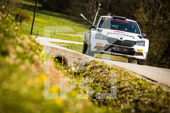 2021-04-25 - 59 Lemaitre Eddie (fra), Chauffray Thomas (fra), Skoda Fabia Evo, action during the 2021 Croatia Rally, 3rd round of the 2021 FIA WRC, FIA World Rally Car Championship, from April 22 to 25, 2021 in Zagreb, Croatia - Photo Bastien Roux / DPPI - 2021 CROATIA RALLY, 3RD ROUND OF THE 2021 FIA WRC, WORLD RALLY CAR CHAMPIONSHIP - RALLY - MOTORS