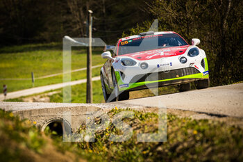 2021-04-25 - 56 Baffoun Philippe (fra), Dunand Arnaud (fra), Alpine A110, action during the 2021 Croatia Rally, 3rd round of the 2021 FIA WRC, FIA World Rally Car Championship, from April 22 to 25, 2021 in Zagreb, Croatia - Photo Bastien Roux / DPPI - 2021 CROATIA RALLY, 3RD ROUND OF THE 2021 FIA WRC, WORLD RALLY CAR CHAMPIONSHIP - RALLY - MOTORS