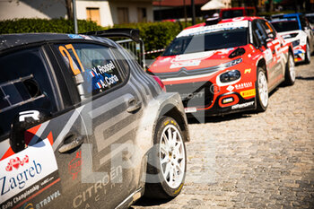 2021-04-25 - 27 Rossel Yohan (fra), Coria Alexandre (fra), Citroen C3, ambiance during the 2021 Croatia Rally, 3rd round of the 2021 FIA WRC, FIA World Rally Car Championship, from April 22 to 25, 2021 in Zagreb, Croatia - Photo Bastien Roux / DPPI - 2021 CROATIA RALLY, 3RD ROUND OF THE 2021 FIA WRC, WORLD RALLY CAR CHAMPIONSHIP - RALLY - MOTORS