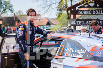 2021-04-25 - Loubet Pierre-Louis (fra), Hyundai 2C Competition, Hyundai i20 Coupé WRC, portrait during the 2021 Croatia Rally, 3rd round of the 2021 FIA WRC, FIA World Rally Car Championship, from April 22 to 25, 2021 in Zagreb, Croatia - Photo Bastien Roux / DPPI - 2021 CROATIA RALLY, 3RD ROUND OF THE 2021 FIA WRC, WORLD RALLY CAR CHAMPIONSHIP - RALLY - MOTORS