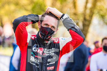 2021-04-25 - Ingrassia Julien (fra), Toyota Gazoo Racing WRT, Toyota Yaris WRC, portrait ambiance arrivee, finish line during the 2021 Croatia Rally, 3rd round of the 2021 FIA WRC, FIA World Rally Car Championship, from April 22 to 25, 2021 in Zagreb, Croatia - Photo Bastien Roux / DPPI - 2021 CROATIA RALLY, 3RD ROUND OF THE 2021 FIA WRC, WORLD RALLY CAR CHAMPIONSHIP - RALLY - MOTORS