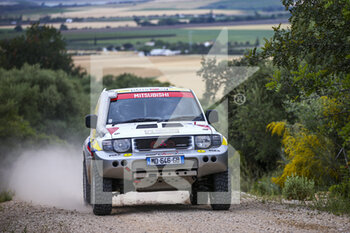 2021-05-10 - 602 Gonzalez Vincent (che), Corinne Cocozza (fra), Mitsubishi Pajero, action during the 2021 Andalucia Rally, from May 12 to 16, 2021 around Villamartin, Spain - Photo Julien Delfosse / DPPI - 2021 ANDALUCIA RALLY - RALLY - MOTORS