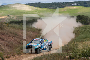 2021-05-12 - 205 Van Loon Erik (nld), Delaunay Sébastien (fra), Overdrive SA, Toyota Hilux Overdrive, action during the 2021 Andalucia Rally, from May 12 to 16, 2021 around Villamartin, Spain - Photo Frédéric Le Floc'h / DPPI - 2021 ANDALUCIA RALLY - RALLY - MOTORS