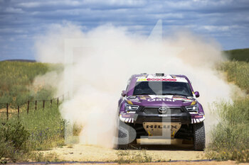 2021-05-12 - 200 Al-Attiyah Nasser (qat), Baumel Matthieu (and), Nasser Racing, Toyota Hilux Overdrive, action during the 2021 Andalucia Rally, from May 12 to 16, 2021 around Villamartin, Spain - Photo Julien Delfosse / DPPI - 2021 ANDALUCIA RALLY - RALLY - MOTORS