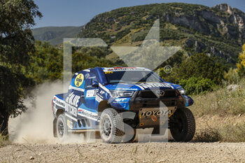 2021-05-14 - 205 Van Loon Erik (nld), Delaunay Sébastien (fra), Overdrive SA, Toyota Hilux Overdrive, action during the 2021 Andalucia Rally, from May 12 to 16, 2021 around Villamartin, Spain - Photo Xavi Bonilla / DPPI - 2021 ANDALUCIA RALLY - RALLY - MOTORS